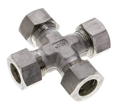 22L Edelstahl Kreuzverschraubung 160 Bar DIN 2353