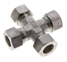 22L Edelstahl Kreuzverschraubung 160 Bar DIN 2353
