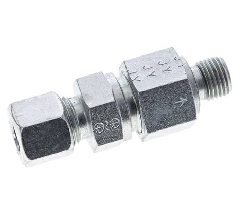 Hydraulisches Rückschlagventil Schneidring 10L (M16x1.5) & G1/4'' Außengewinde Stahl 1-250bar (15-3625)psi Rohrgewinde ISO 8434-1