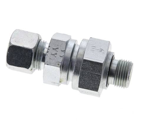 Hydraulisches Rückschlagventil Schneidring 12L (M18x1.5) & G3/8'' Außengewinde Stahl 1-250bar (15-3625)psi Rohrgewinde ISO 8434-1