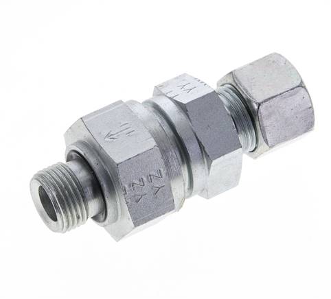 Hydraulisches Rückschlagventil Schneidring 12L (M18x1.5) & G3/8'' Außengewinde Stahl 1-250bar (15-3625)psi Rohrgewinde ISO 8434-1