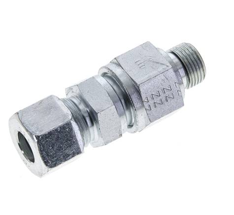 Hydraulisches Rückschlagventil Schneidring 12S (M20x1,5) & G3/8'' Außengewinde Stahl 1-400bar (15-5800)psi Rohrgewinde ISO 8434-1