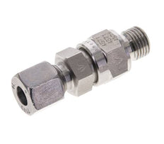 Hydraulisches Rückschlagventil Schneidring 8L (M14x1,5) & G1/4'' Außengewinde Edelstahl 0,2-250bar (3-3625)psi Rohrgewinde ISO 8434-1