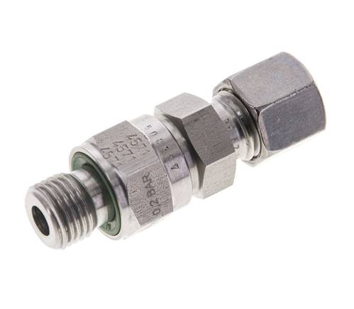Hydraulisches Rückschlagventil Schneidring 8L (M14x1,5) & G1/4'' Außengewinde Edelstahl 0,2-250bar (3-3625)psi Rohrgewinde ISO 8434-1