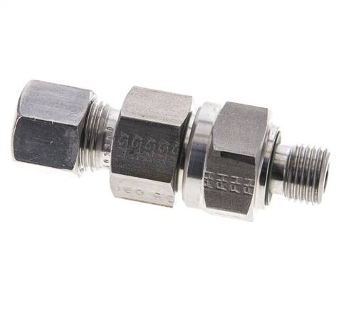 Hydraulisches Rückschlagventil Schneidring 10L (M16x1,5) & G1/4'' Außengewinde Edelstahl 0,5-250bar (7-3625)psi Rohrgewinde ISO 8434-1