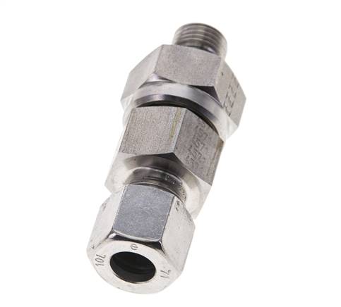 Hydraulisches Rückschlagventil Schneidring 10L (M16x1,5) & G1/4'' Außengewinde Edelstahl 0,5-250bar (7-3625)psi Rohrgewinde ISO 8434-1