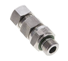 Hydraulisches Rückschlagventil Schneidring 15L (M22x1,5) & G1/2'' Außengewinde Edelstahl 0,2-250bar (3-3625)psi Rohrgewinde ISO 8434-1