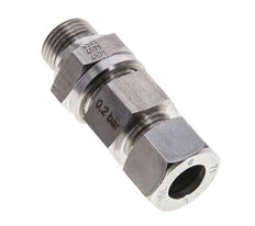 Hydraulisches Rückschlagventil Schneidring 15L (M22x1,5) & G1/2'' Außengewinde Edelstahl 0,2-250bar (3-3625)psi Rohrgewinde ISO 8434-1