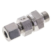 Hydraulisches Rückschlagventil Schneidring 10S (M18x1.5) & G3/8'' Außengewinde Edelstahl 1-400bar (15-5800)psi Rohrgewinde ISO 8434-1