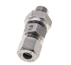 Hydraulisches Rückschlagventil Schneidring 10S (M18x1.5) & G3/8'' Außengewinde Edelstahl 1-400bar (15-5800)psi Rohrgewinde ISO 8434-1
