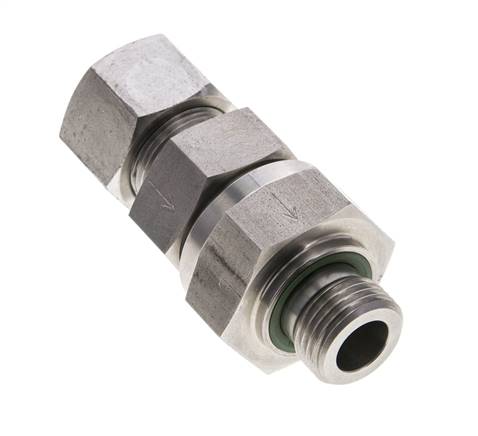 Hydraulisches Rückschlagventil Schneidring 16S (M24x1.5) & G1/2'' Außengewinde Edelstahl 1-400bar (15-5800)psi Rohrgewinde ISO 8434-1