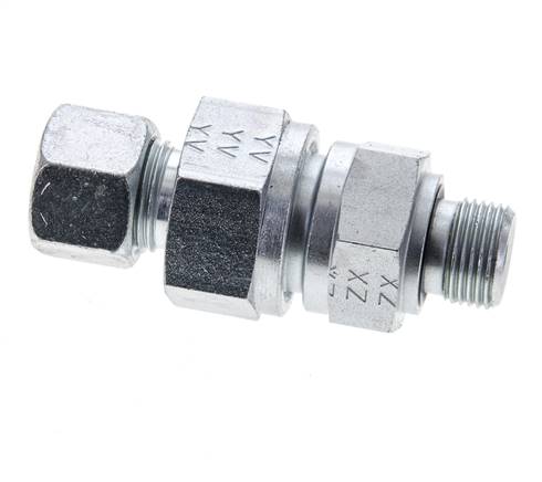 Hydraulisches Rückschlagventil Schneidring 12L (M18x1.5) & G3/8'' Außengewinde Stahl 1-250bar (15-3625)psi Gewinde-Rohr ISO 8434-1