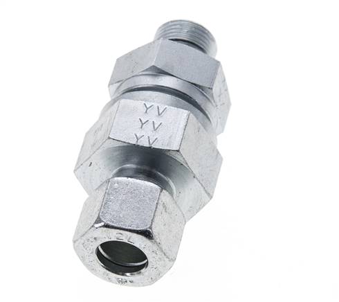 Hydraulisches Rückschlagventil Schneidring 12L (M18x1.5) & G3/8'' Außengewinde Stahl 1-250bar (15-3625)psi Gewinde-Rohr ISO 8434-1