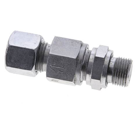 Hydraulisches Rückschlagventil Schneidring 10S (M18x1,5) & G3/8'' Außengewinde Stahl 0,5-400bar (7-5800)psi Gewinde-Rohr ISO 8434-1