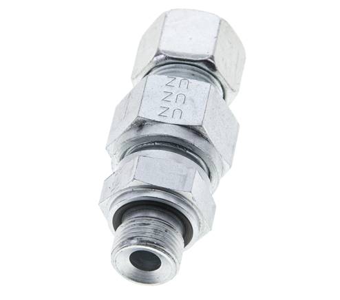 Hydraulisches Rückschlagventil Schneidring 12S (M20x1,5) & G3/8'' Außengewinde Stahl 1-400bar (15-5800)psi Gewinde-Rohr ISO 8434-1