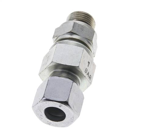 Hydraulisches Rückschlagventil Schneidring 12S (M20x1,5) & M18x1,5 Außengewinde Stahl 1-400bar (15-5800)psi Gewinde-Rohr ISO 8434-1
