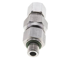 Hydraulisches Rückschlagventil Schneidring 10L (M16x1,5) & G1/4'' Außengewinde Edelstahl 0,2-250bar (3-3625)psi Gewinde-Rohr ISO 8434-1