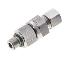 Hydraulisches Rückschlagventil Schneidring 10L (M16x1,5) & G1/4'' Außengewinde Edelstahl 0,2-250bar (3-3625)psi Gewinde-Rohr ISO 8434-1