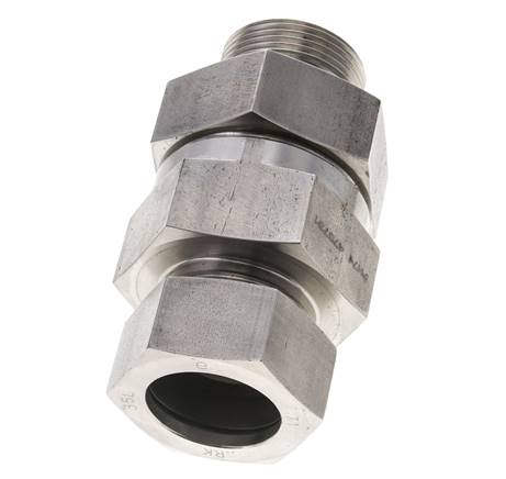Hydraulisches Rückschlagventil Schneidring 35L (M45x2) & G1-1/4'' Außengewinde Edelstahl 1-100bar (15-1450)psi Gewinde-Rohr ISO 8434-1