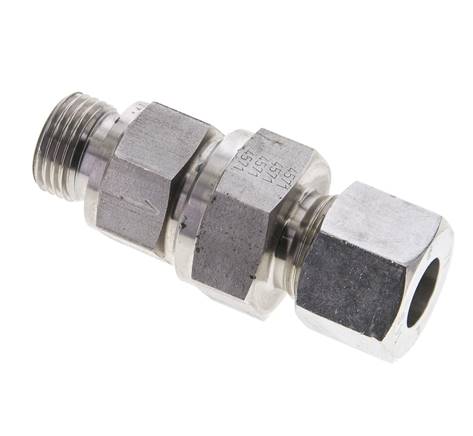 Hydraulisches Rückschlagventil Schneidring 14S (M22x1.5) & G1/2'' Außengewinde Edelstahl 1-400bar (15-5800)psi Gewinde-Rohr ISO 8434-1