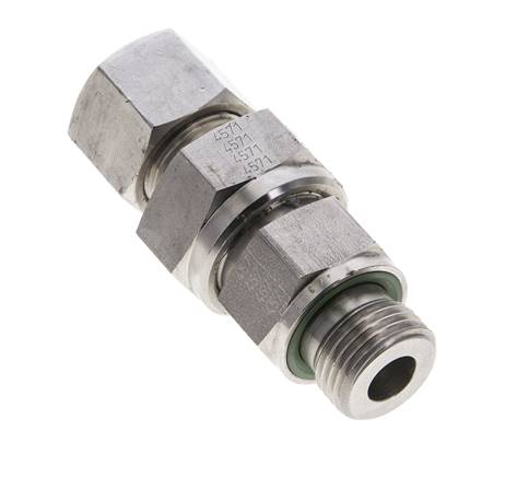 Hydraulisches Rückschlagventil Schneidring 14S (M22x1.5) & G1/2'' Außengewinde Edelstahl 1-400bar (15-5800)psi Gewinde-Rohr ISO 8434-1