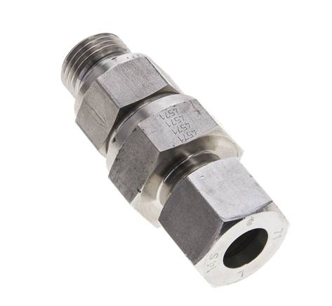Hydraulisches Rückschlagventil Schneidring 14S (M22x1.5) & G1/2'' Außengewinde Edelstahl 1-400bar (15-5800)psi Gewinde-Rohr ISO 8434-1