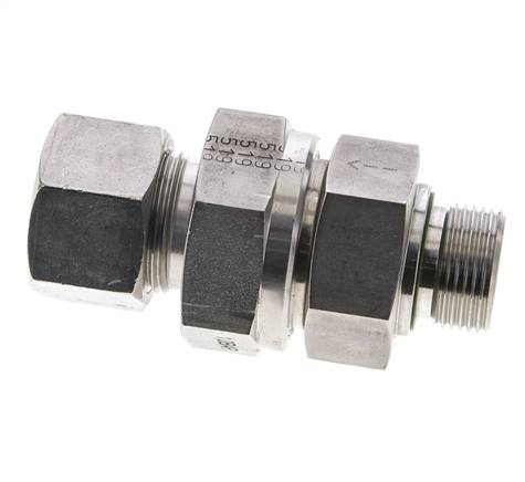 Hydraulisches Rückschlagventil Schneidring 20S (M30x2) & G3/4'' Außengewinde Edelstahl 1-400bar (15-5800)psi Gewinde-Rohr ISO 8434-1