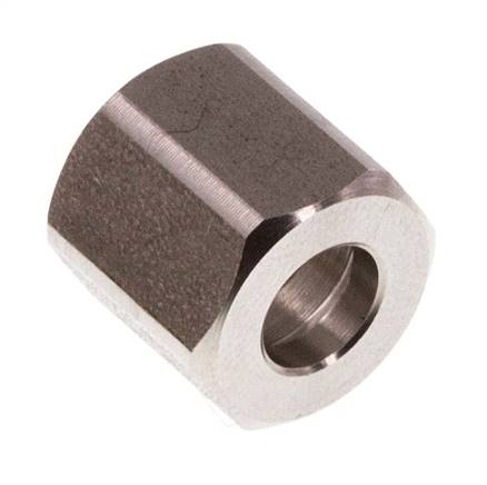 M10x1 x 6LL Überwurfmutter aus Edelstahl für Schneidring