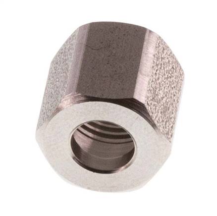 M10x1 x 6LL Überwurfmutter aus Edelstahl für Schneidring
