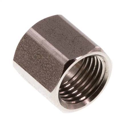 M10x1 x 6LL Überwurfmutter aus Edelstahl für Schneidring