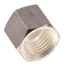 M12x1,5 x 6L Überwurfmutter aus Edelstahl für Druckring