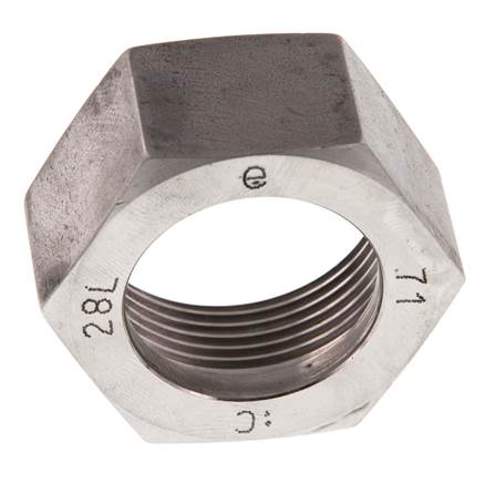 M36x2.0 x 28L Edelstahl Überwurfmutter für Schneidring