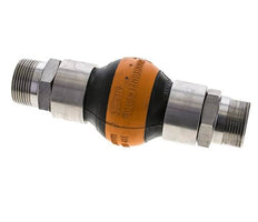 Gewindegummi-Expansionsfuge DN32 R 1-1/4'' (Männlich)-R 1-1/4'' (Männlich) EPDM Edelstahl