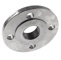 Gewindeflansch DN40-PN16 Rp 1-1/2'' Edelstahl 1.4571 DIN 2566
