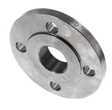 Gewindeflansch DN40-PN16 Rp 1-1/2'' Edelstahl 1.4571 DIN 2566