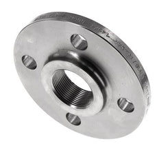 Gewindeflansch DN40-PN16 Rp 1-1/2'' Edelstahl 1.4571 DIN 2566