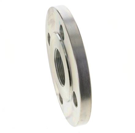 Gewindeflansch DN80-PN40 Rp 3'' Verzinkter Stahl DIN 2567 Und EN 1092-1 (Typ 13)