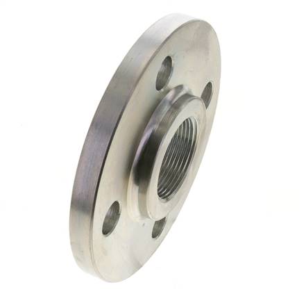 Gewindeflansch DN50-PN40 Rp 2'' Verzinkter Stahl DIN 2567 Und EN 1092-1 (Typ 13)