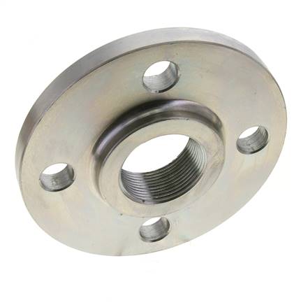 Gewindeflansch DN50-PN40 Rp 2'' Verzinkter Stahl DIN 2567 Und EN 1092-1 (Typ 13)