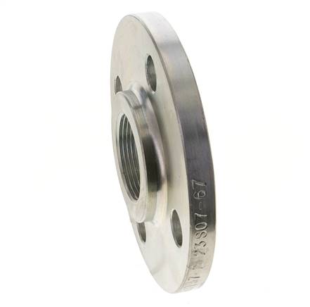Gewindeflansch DN50-PN40 Rp 2'' Verzinkter Stahl DIN 2567 Und EN 1092-1 (Typ 13)