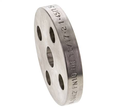 Lose Flansch DN10-PN10 Edelstahl 1.4571 DIN 2642 Vollmaterial
