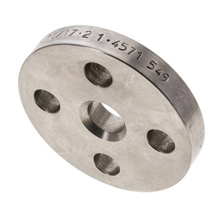 Lose Flansch DN10-PN10 Edelstahl 1.4571 DIN 2642 Vollmaterial
