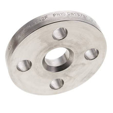 Lose Flansch DN15-PN10 Edelstahl 1.4571 DIN 2642 Vollmaterial