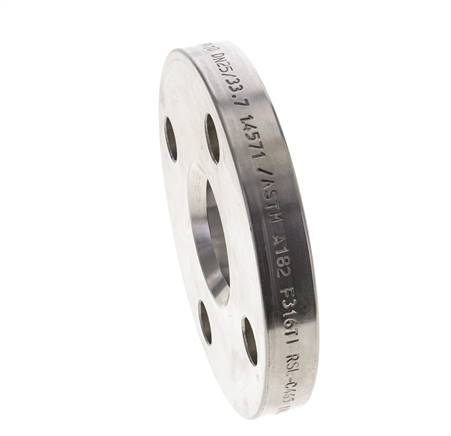 Lose Flansch DN25-PN10 Edelstahl 1.4571 DIN 2642 Vollmaterial