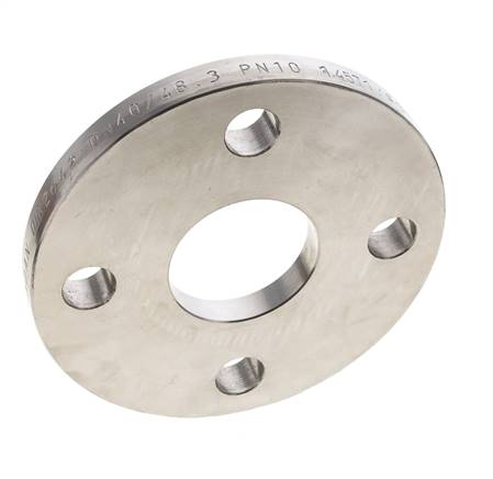 Lose Flansch DN65-PN10 Edelstahl 1.4571 DIN 2642 Vollmaterial