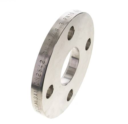 Lose Flansch DN150-PN10 Edelstahl 1.4571 Vollmaterial DIN 2642 Und EN 1092-1 (Typ 02)