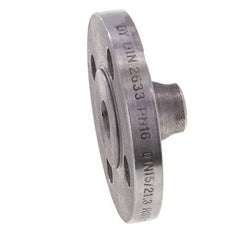 Vorschweißflansch DN15-PN16 21.3mm Schwarzstahl DIN 2633