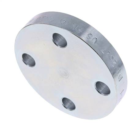 Blindflansch DN20-PN40 Verzinkter Stahl DIN 2527 Und EN 1092-1 (Typ 05)