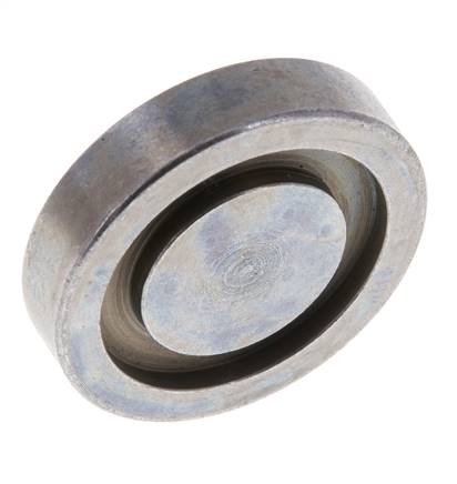 3/4'' SAE-Blindplatte 6000 PSI Stahl ISO 6162