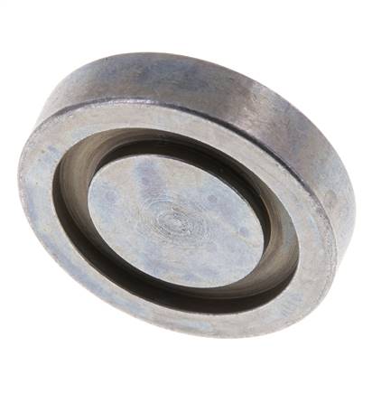 3/4'' SAE-Blindplatte 6000 PSI Stahl ISO 6162
